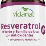 Vidanat Resveratrol 300 mg ?C Antioxidant Supplement for Heart Health, Anti-Aging, and Immune Support ?C 30 Capsules (Pack of 1) Green Tea and Grape Seed