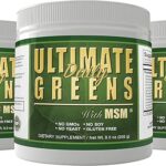 Ultimate Greens Powder Immune Support Vegan Friendly Vegetable Alkalize Drink NO GMO Gluten Soy Free 8oz 3 Pack